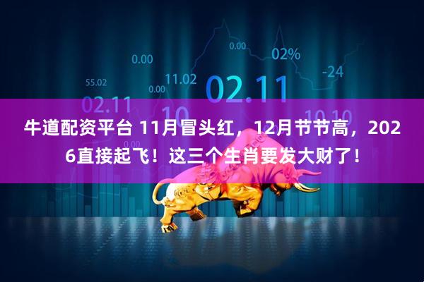 牛道配资平台 11月冒头红，12月节节高，2026直接起飞！这三个生肖要发大财了！